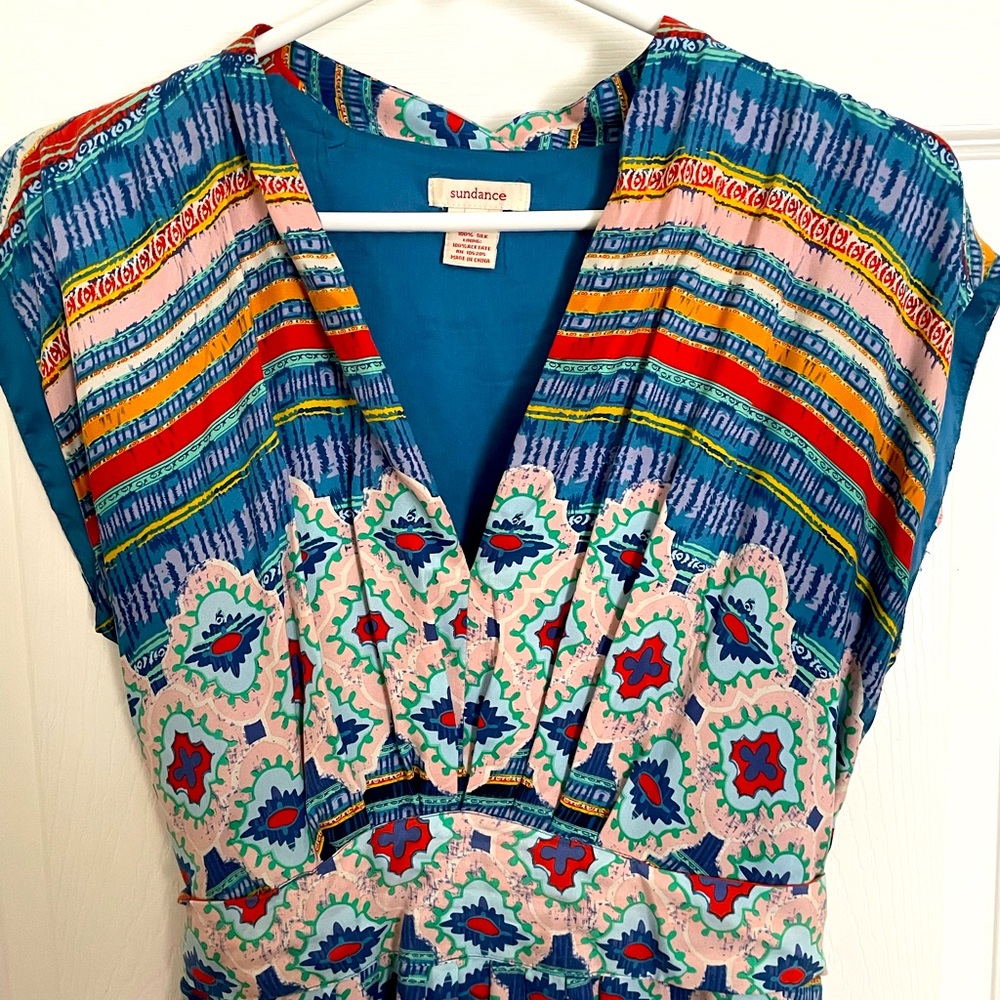 Beautiful Patterned Silk Dress